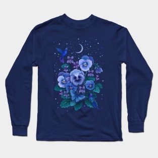 February Flower - Violet Long Sleeve T-Shirt